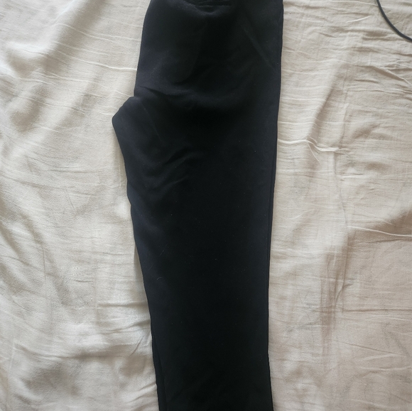 BLACK Paperbag Dress Pants - Picture 3 of 4